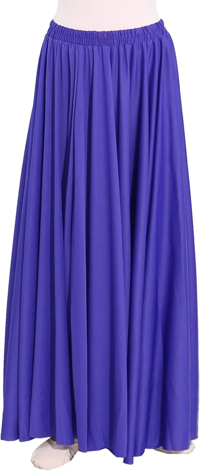 Danzcue Girls Long Full Circle Dance Skirt - Image 2