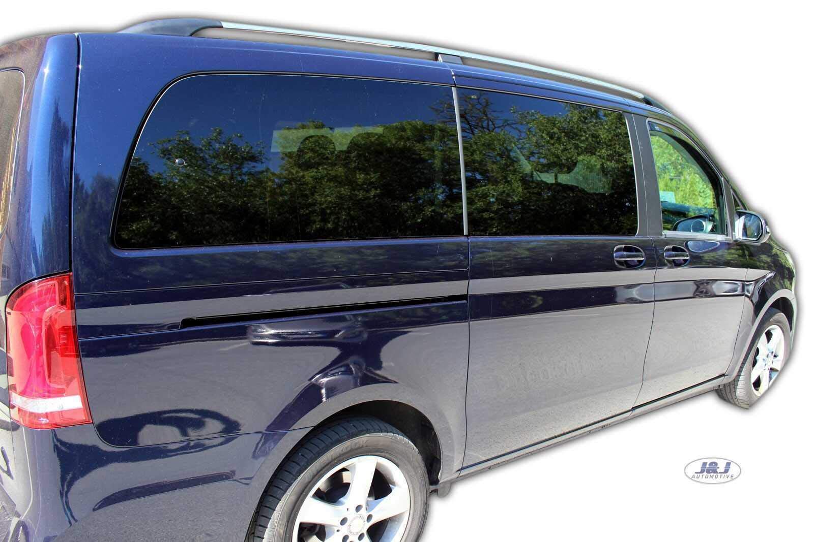 J&J AUTOMOTIVE Windabweiser Heko Regenabweiser für Mercedes V Klasse Vito W447 ab 2016 2tlg Vorne Getönt Dunkel