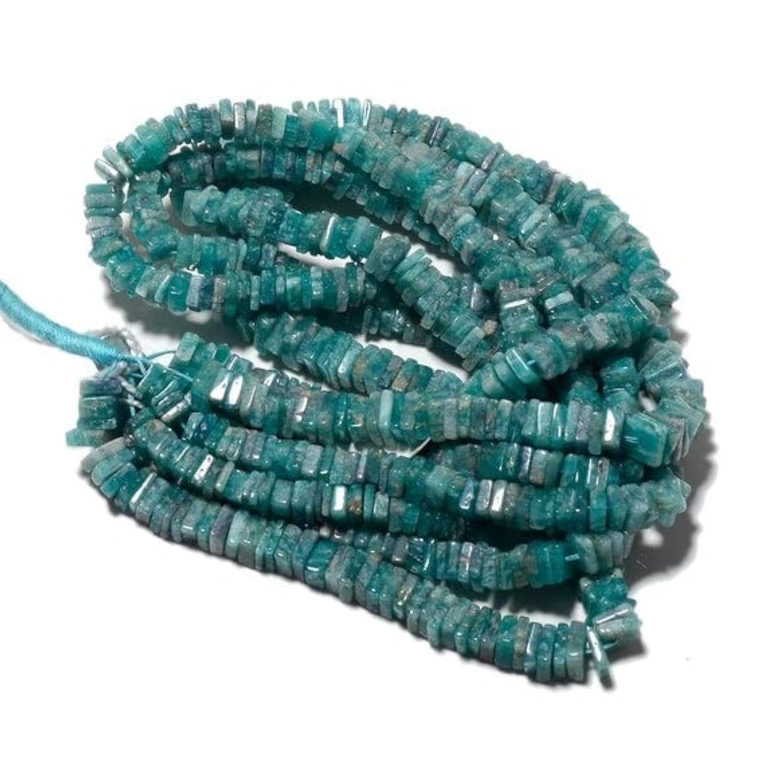 Perles Amazonite Heishi 6mm LKBEADS perles de gemmes naturelles et intercalaires pour bijoux