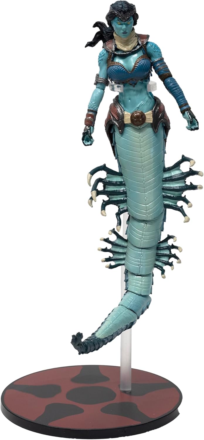 Boss Fight Studio Court of The Dead Gallevarbe, Eyes of The Queen Action Figure – Highly Articulate Collectible Figurine with Accessories Including Alternate Hands, Water Feature, and Knives – 4”