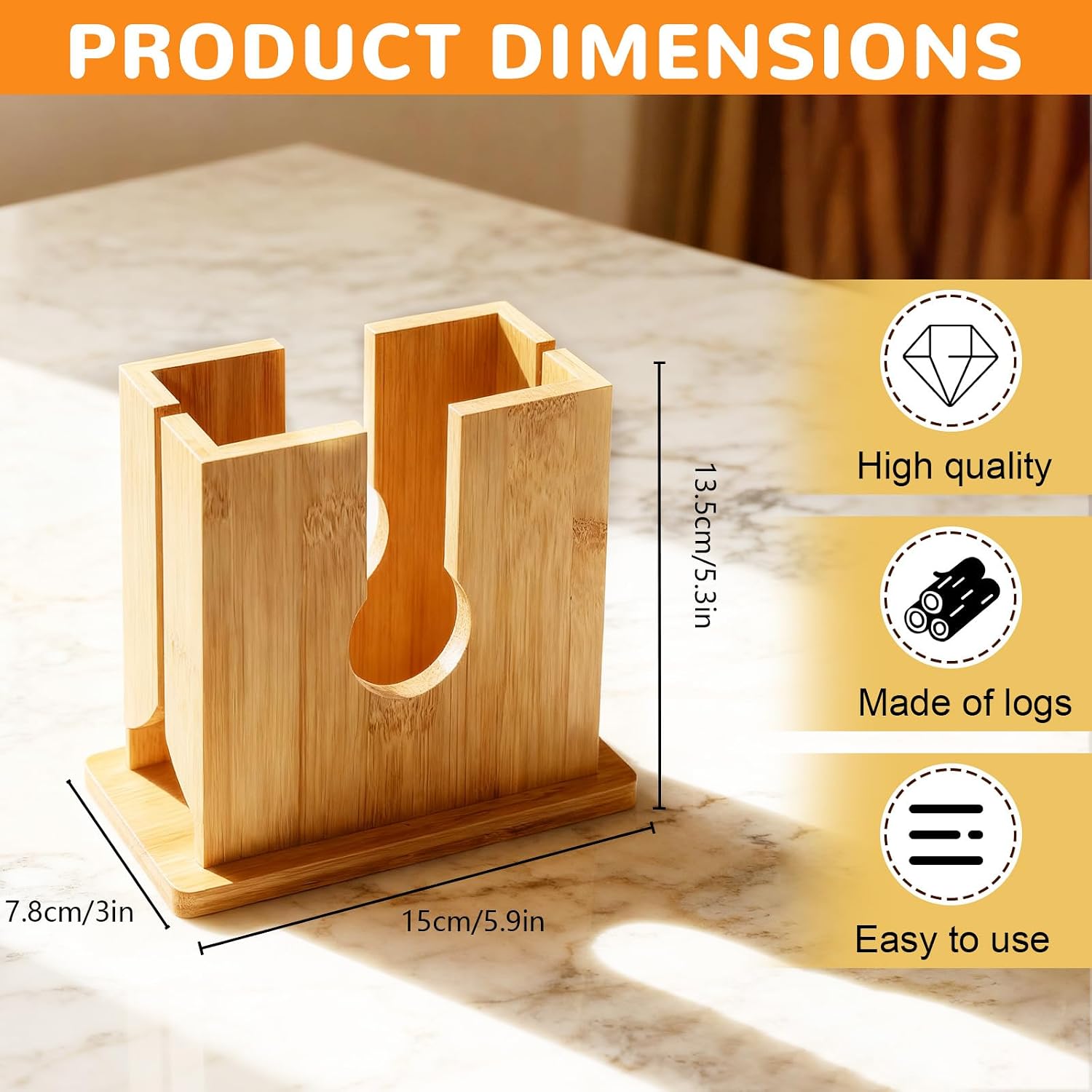 Bagel Slicer, Bagel Cutter Holder for Small and Large Bagels with Anti-Slip Silicone and super stable Base