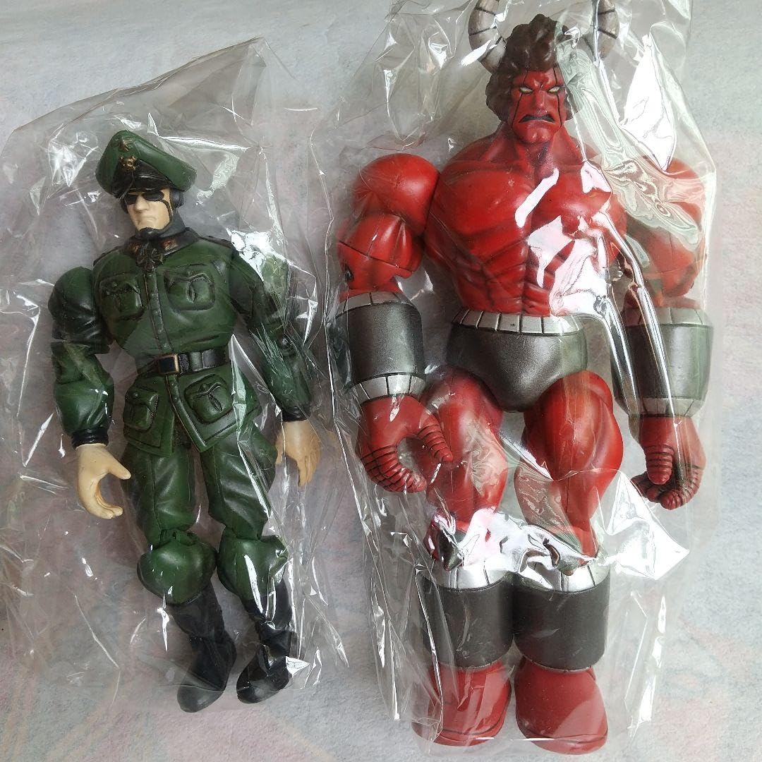 キン肉マン　バッファローマン　フィギュアセット Amazon.co.jp: 浪漫堂 バッファローマン ブロッケンJr. フィギュア