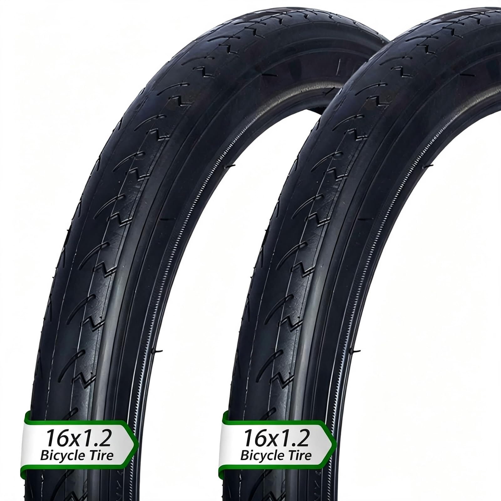 2PC 16x1.2 Opona Rowerowa Składana, 16 1.2 MTB Miasto Ulica Koło Guma