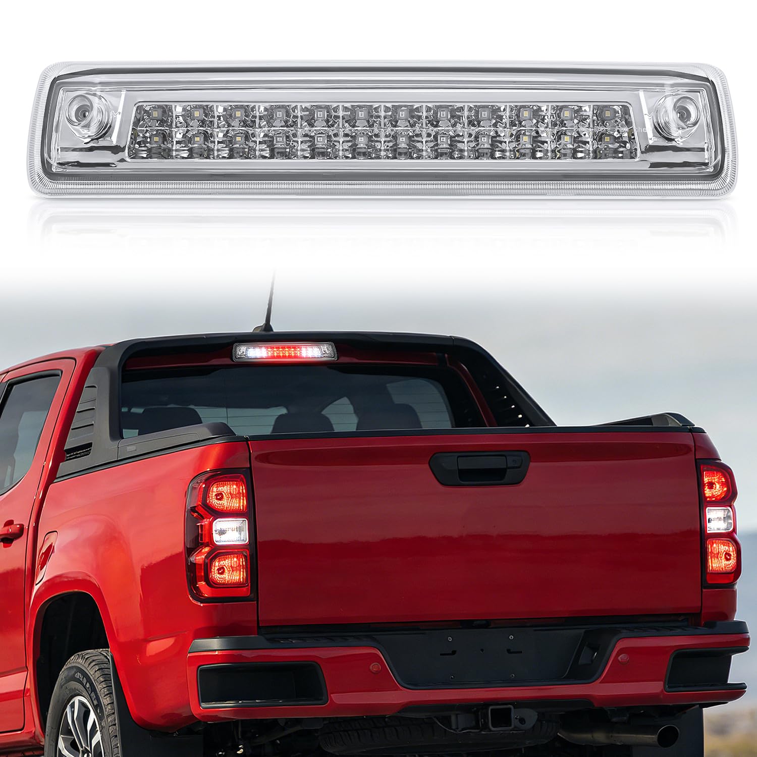 Nilight Third Brake Light for Chevy Colorado GMC Canyon 2015 2016 2017 2018