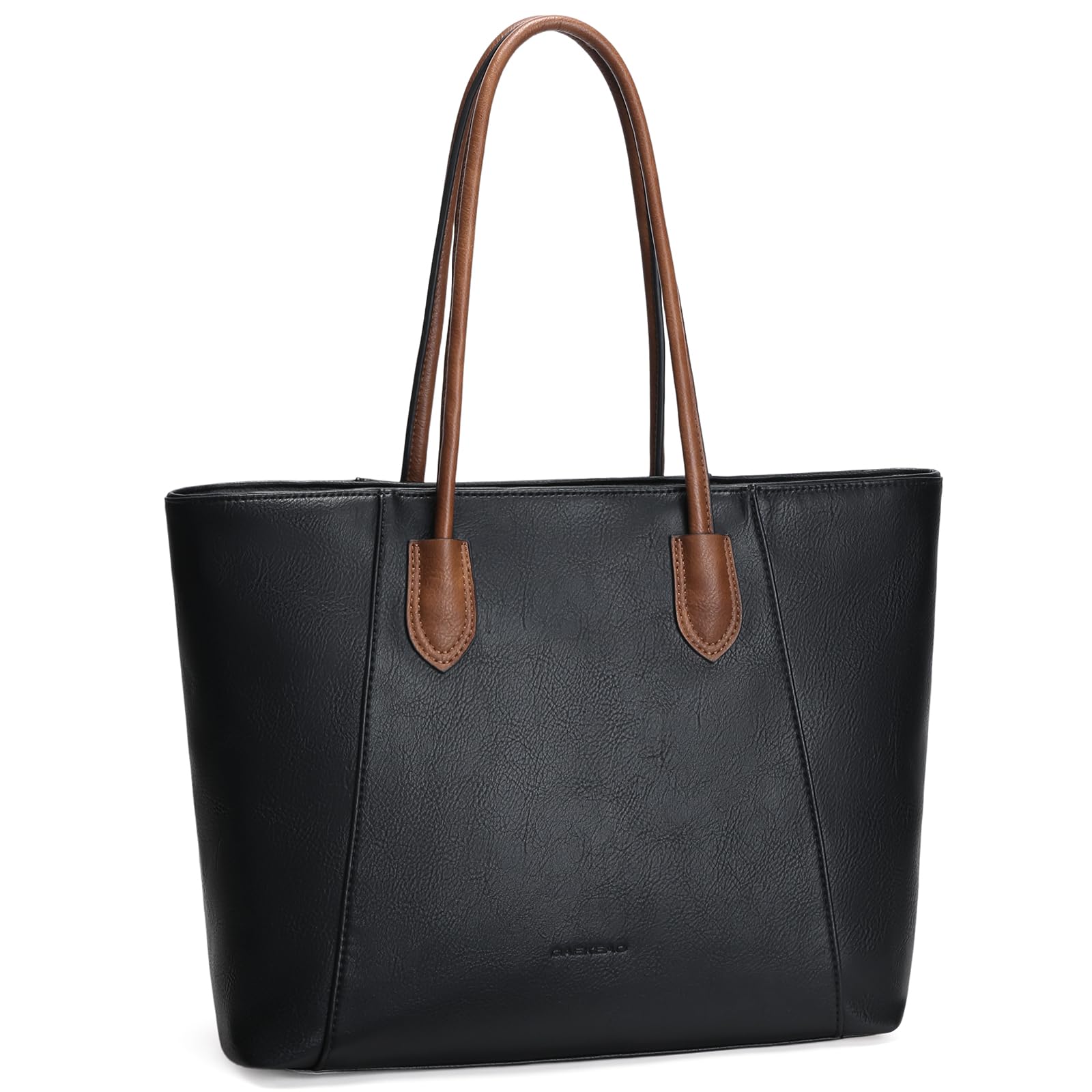 Tote Bag for Women Vegan Leather Zipper Hobo Handbag Large Purse