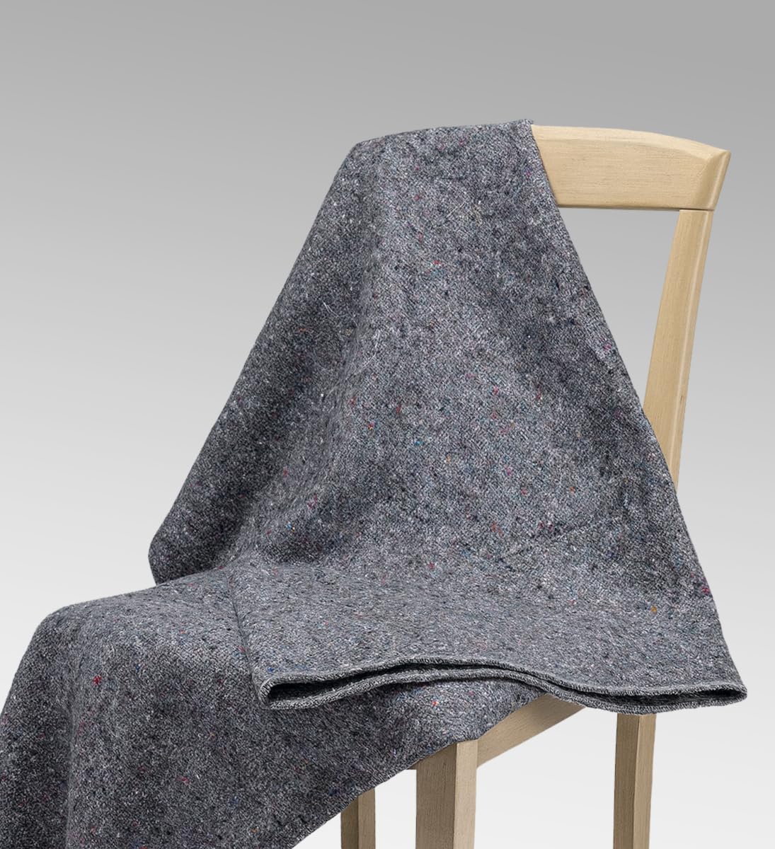 Mantas para mudanza gruesas y transporte de muebles | 150 x 200 cm | 300 gr/m² | Manta pintor suelo | Fieltros protectores | Mantas para embalar (2)