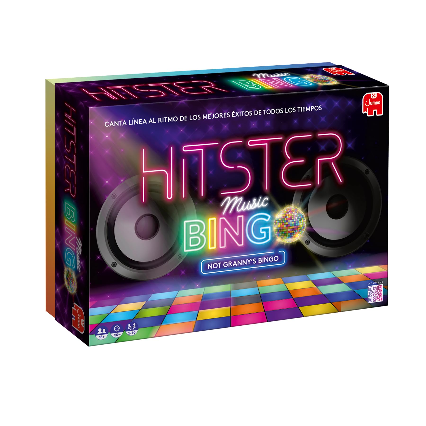 Hitster Bingo Music - Juegos de Mesa para Adultos, Juego Bingo Musical, Juego de Fiesta, de 2 a 10 Jugadores, diversión con Amigos y Familia, Español (ES)