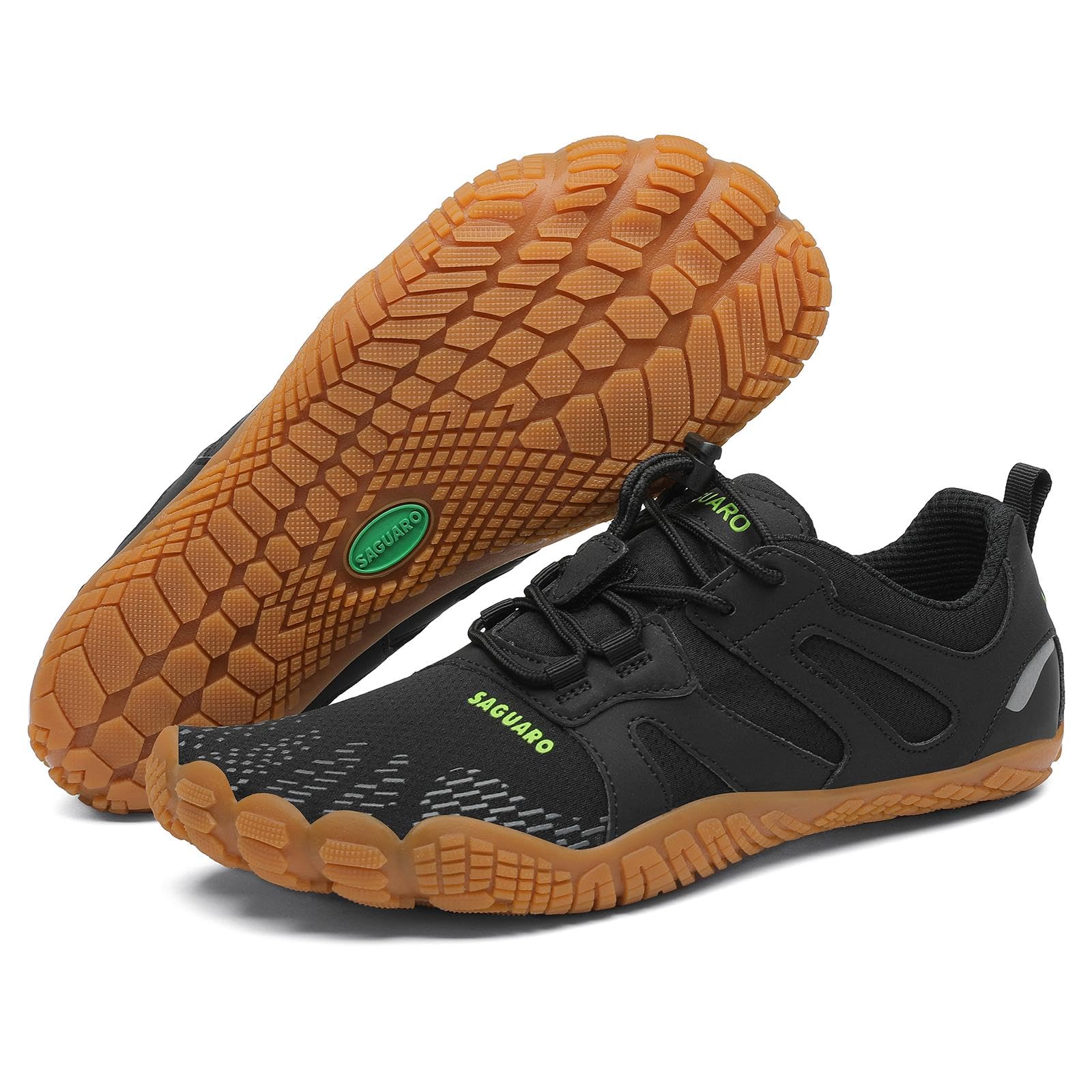 SAGUARO Zapatillas Barefoot Mujer Hombre Calzado Minimalistas Transpirable Zapatos de Trail Running para Fitness Trekking Gr.35-48