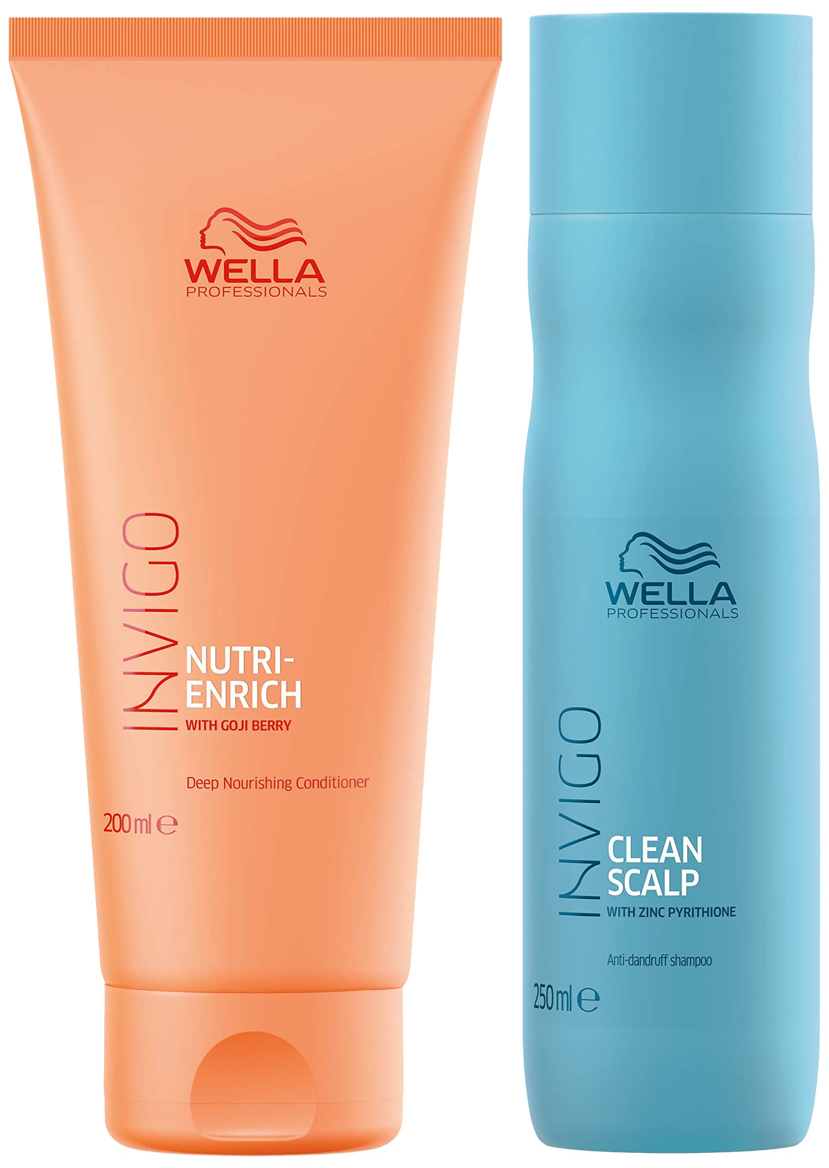 Wella Professionals Invigo Nutri Enrich Deep Nourishing Conditioner (For Dry and Damaged Hair), 200 ml & Wella Professionals Invigo Balance Clean Scalp Anti Dandruff Shampoo, 250 ml-image-28