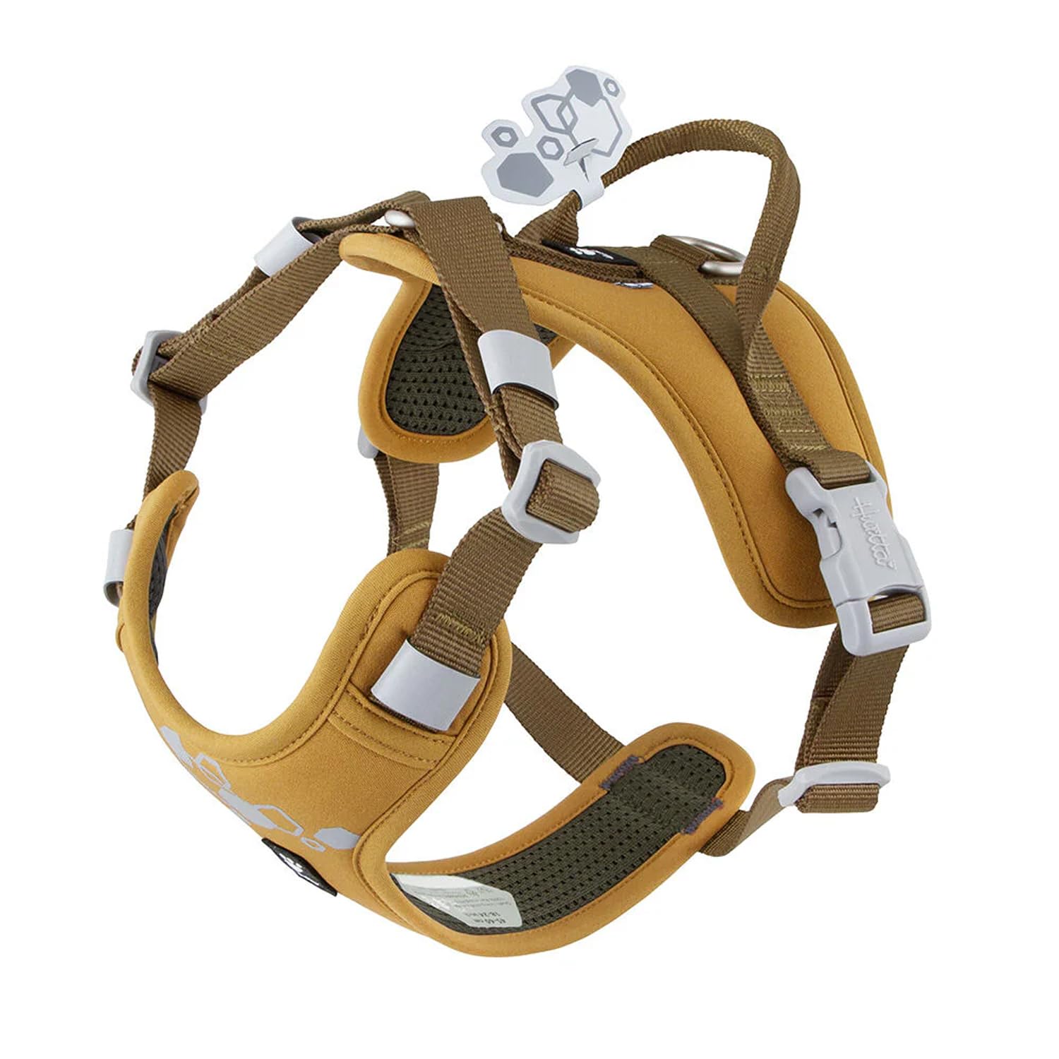 Hurtta Weekend Warrior II Eco Dog Harness (Desert, Brown, 55-70 cm)