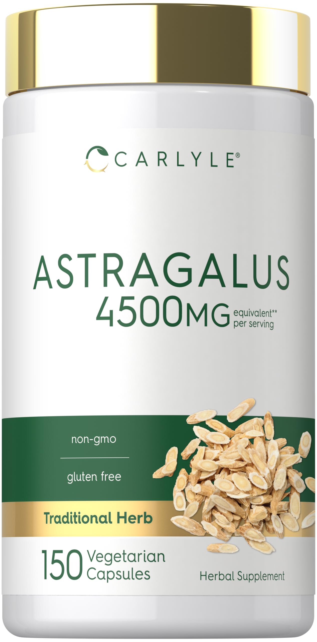 Carlyle Astragalus Supplement | 150 Capsules | Root Extract Formula