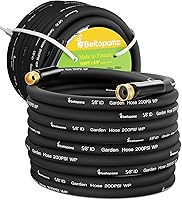 Vista 19 de Manguera de jardín corta de 1 pie x 5/8 pulgadas hembra a hembra, conector extensor de manguera de agua pequeña resistente, conexiones sin fugas