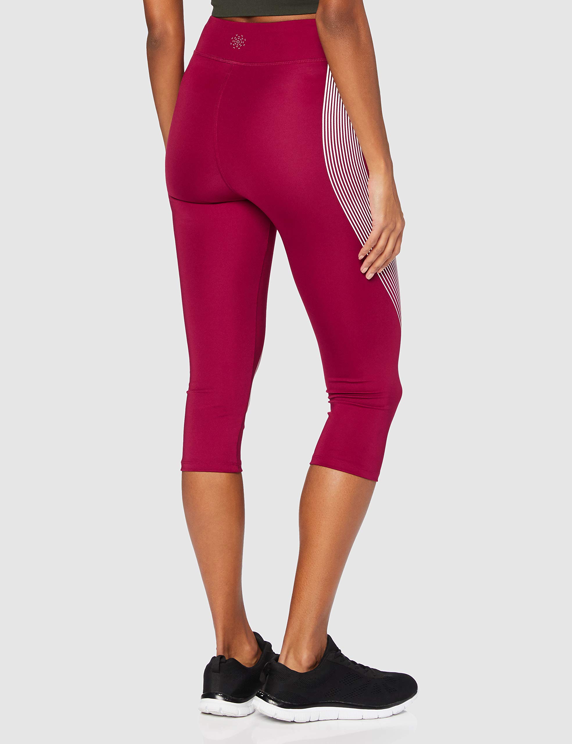 Amazon Essentials Leggings Sportivi Capri con Stampa Donna