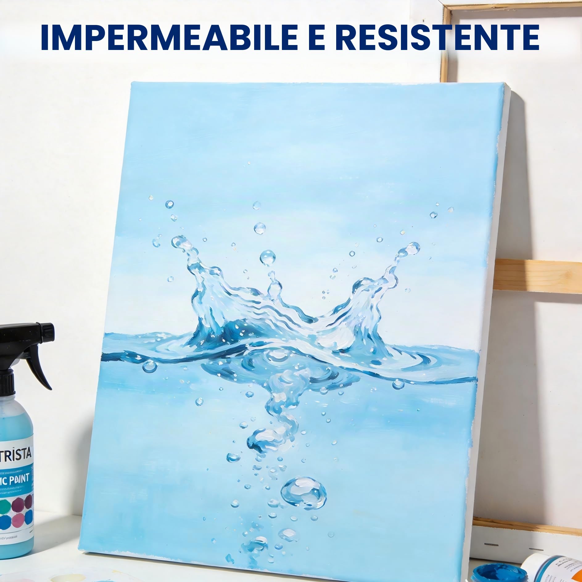 Set di Colori Acrilici Professionali, 20 Tubetti da 75ml | Pittura Acrilica per Dipingere, Colori Acrilici per Dipingere su Tela Colori Brillanti Resistenti Alla Luce, e Impermeabili