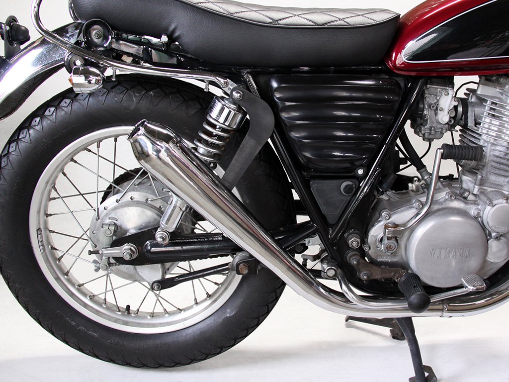 Amazon | MOTOR ROCK SR400/500用 2%er ラウンドメガホンマフラー 