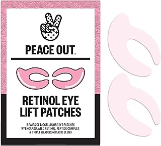 PEACE OUT Parches de retinol para ojos para l...