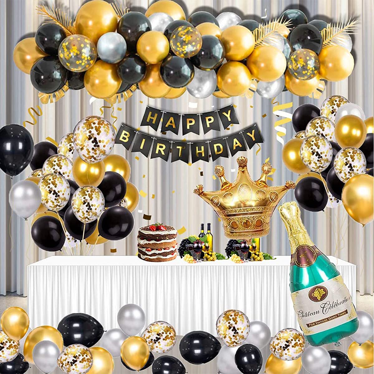 Amazon | Satohom バルーンアーチセット バースデーバルーンアーチブル