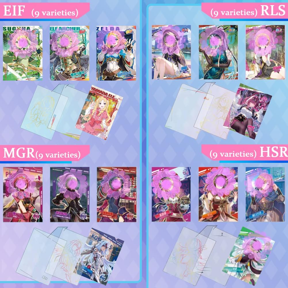 MEIKA Series Enthralling Vision, Goddess Tale Collectible Cards Waifu Card Anime Game Character Card Booster Box (Enthralling Vision)