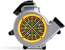 Vacmaster Air Mover Floor Fan - Low Noise, 3 Speed Setting Portable Blower Fan and Dryer - Energy Saving and Compact...