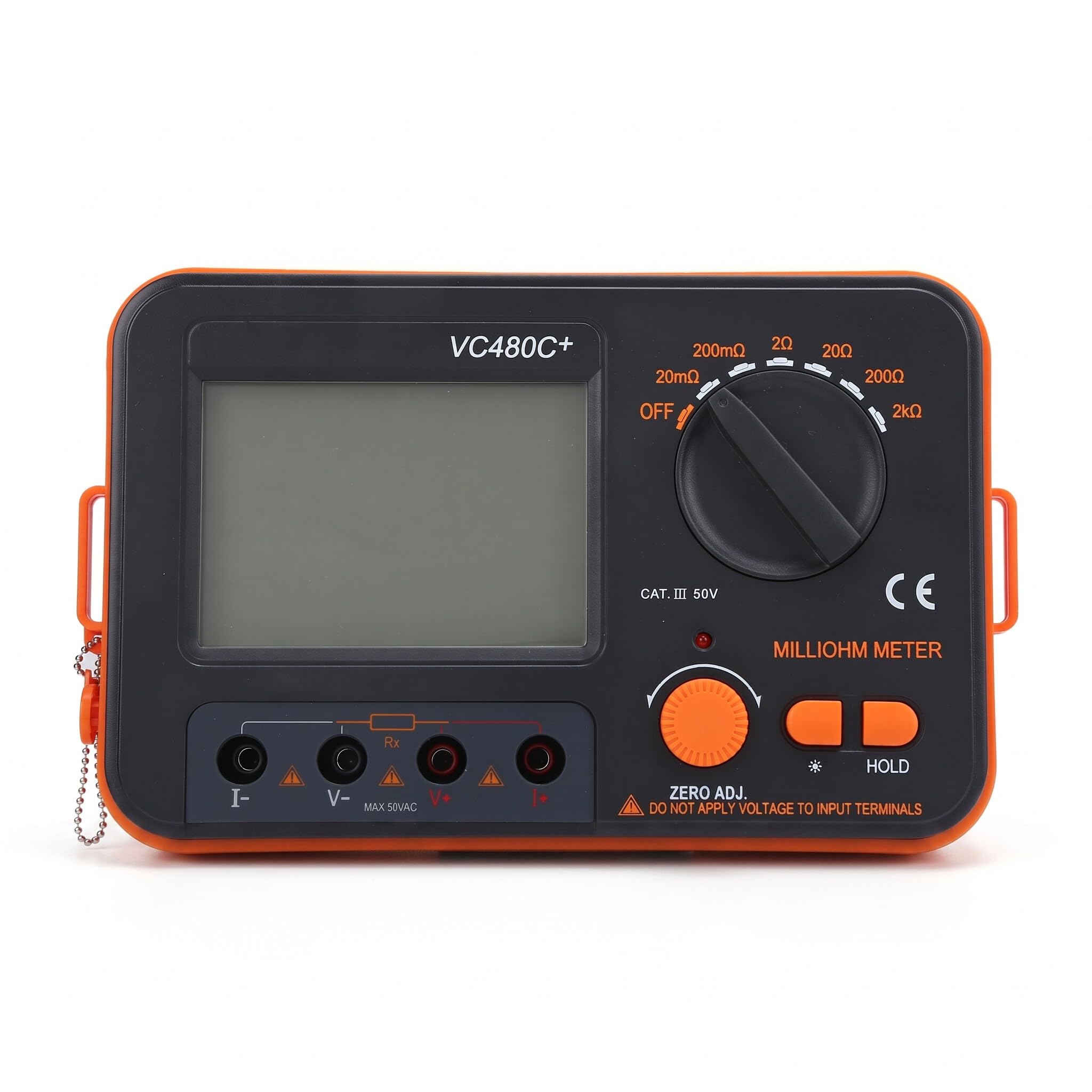 6‑Gear Digital Milliohmmeter, 4‑Wire Measurement DC Low Tester