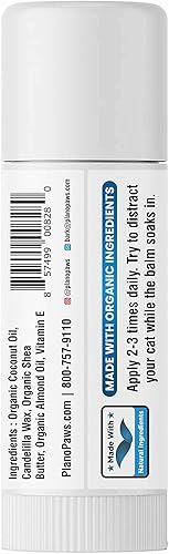 Miniatura 8 de Lick Safe - Bálsamo para patas de gato, bálsamo de patas de 0.15 onzas para gatos, mantequilla natural de patas para gatos, protección de patas de