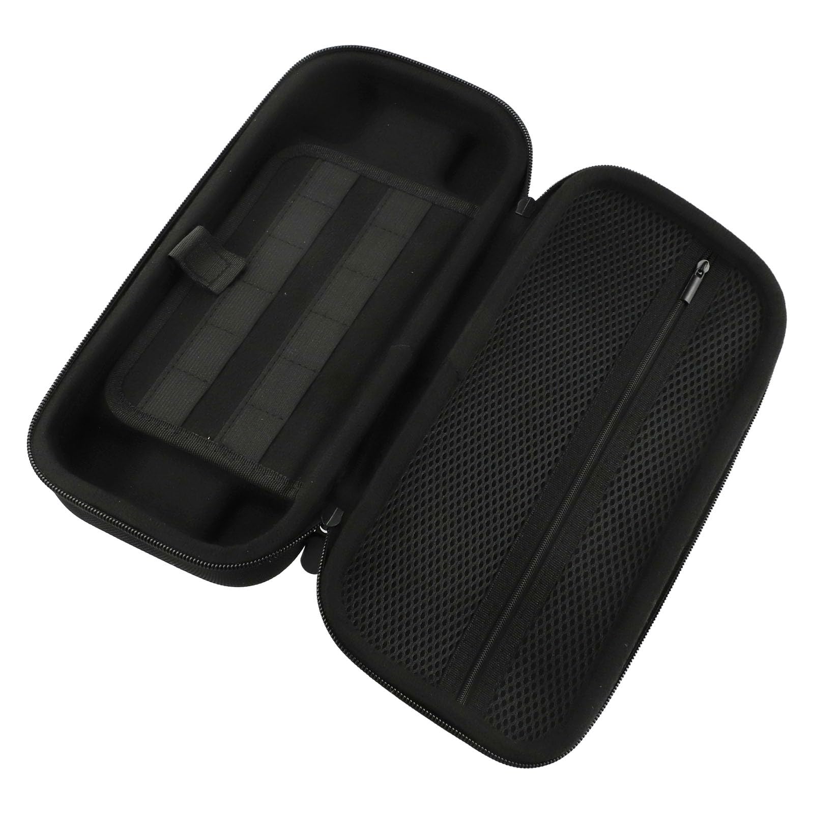 EVA Custodia da trasporto per Nintendo Switch 2, 30 x 15 x 7 cm, custodia rigida protettiva portatile con console di archiviazione, 12 cartucce di gioco e accessori, nero