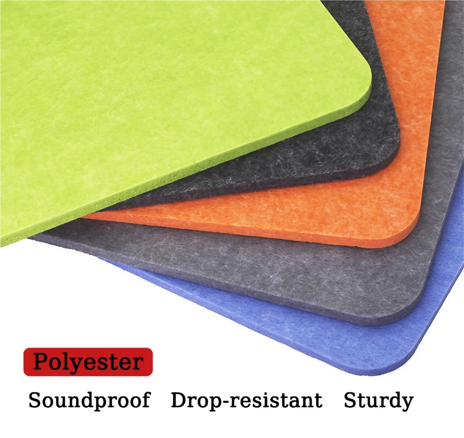 Set di divisori da scrivania blu, 2 pezzi pannello acustico e protezione per starnuti, divisorio per ufficio per casa, scuola o reception (30 x 100 cm) per migliorare la riduzione del rumore.