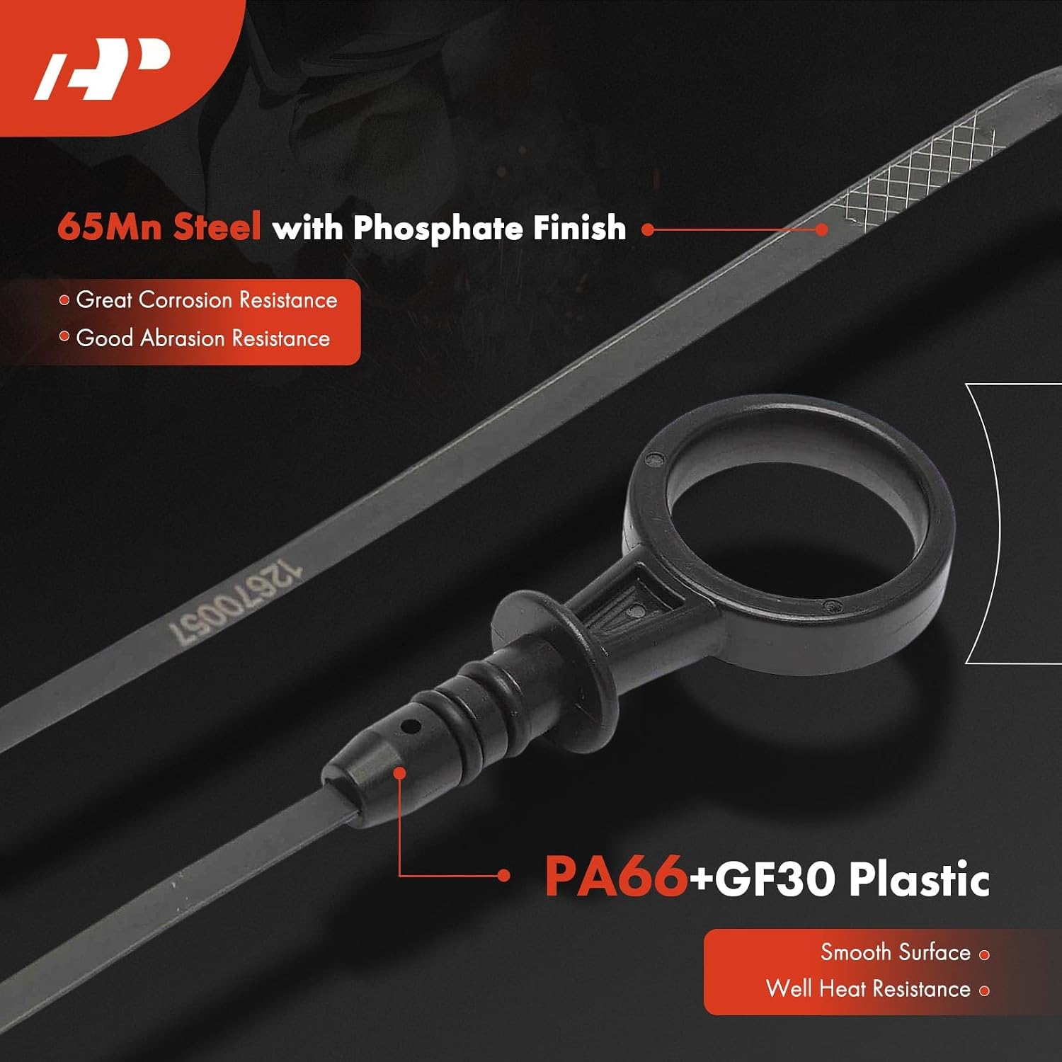 A-Premium 2.0L 2.5L Engine Oil Dipstick Compatible with Chevrolet Equinox 2018-2020 & GMC Terrain 2018-2020, Acadia 2017-2020 & Buick Regal/Envision 2016-2020, Oil Measuring Rod Dip Stick