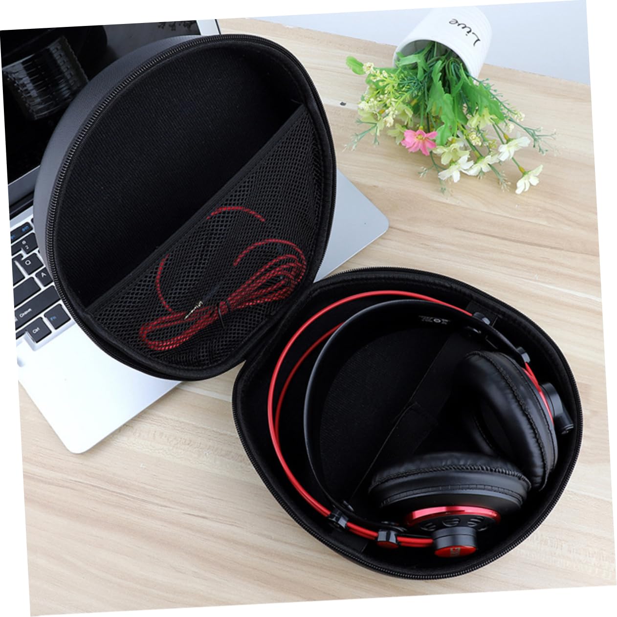 Bolsa de Almacenamiento de Auriculares Portátil Auriculares y Accesorios Electrónicos y Duradero