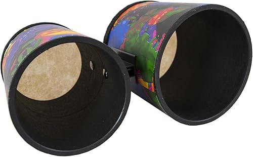 Miniatura 4 de Remo KD-5400-01 Kids Percussion Bongo Drum - Fabric Rain Forest, 5"-6" & RH-2106-00 Rhythm Club Pandereta - Rhythm Kids, 6"