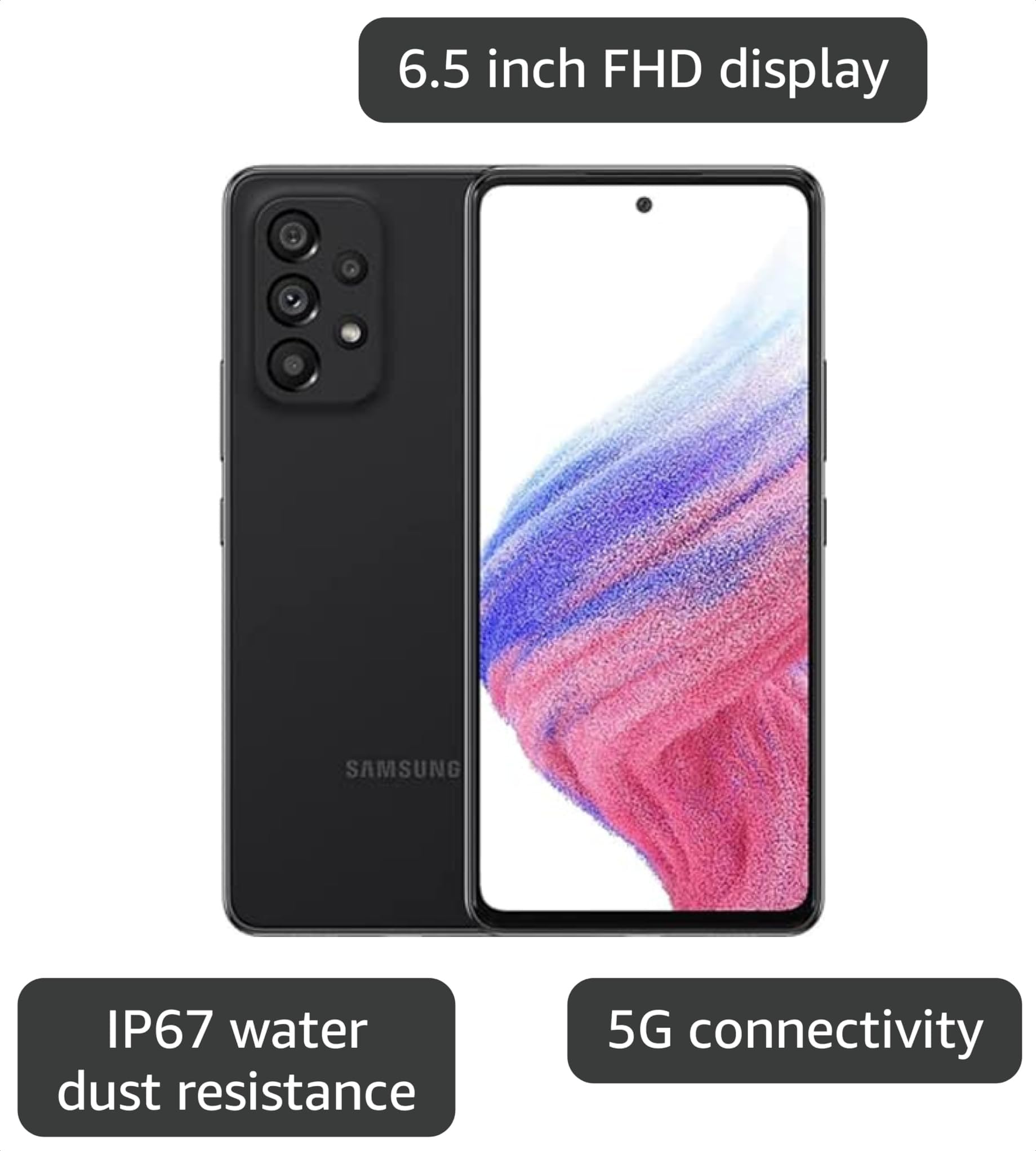 Galaxy A53 5G オーサムブラック 128GB Amazon.com: Samsung Galaxy A53 5G, 128GB, Awesome Black - Locked