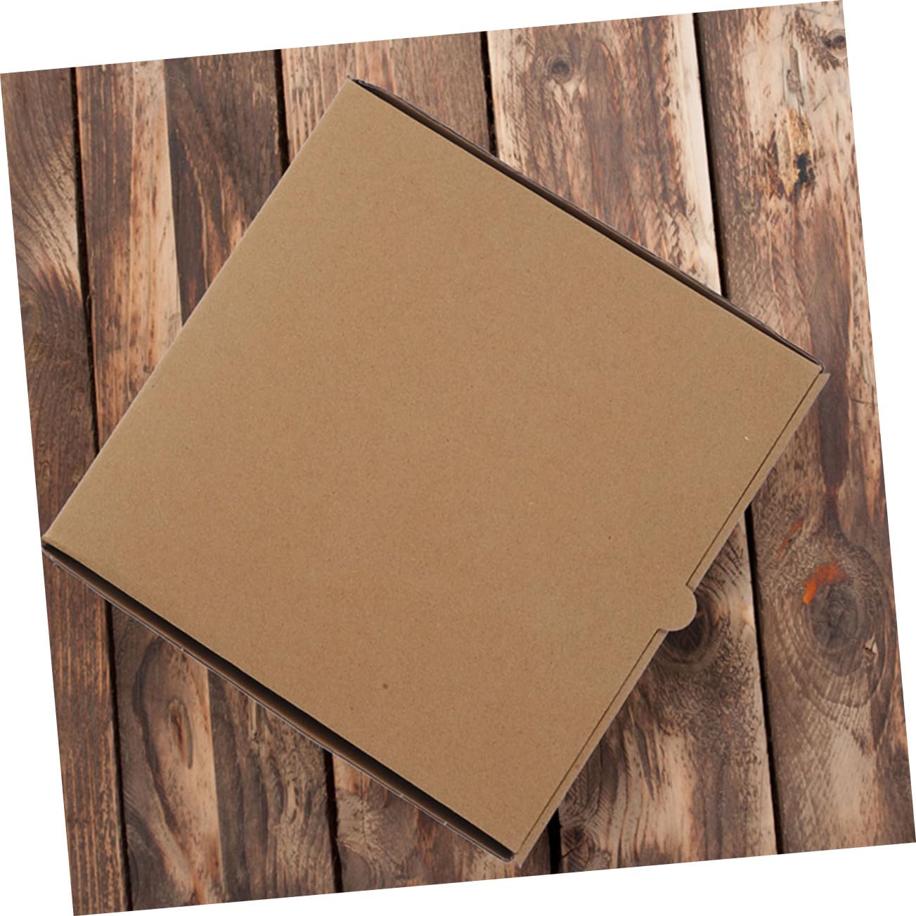 ERINGOGO Boite Pizza Mini en Papier Carré, Paquet de 10pcs, Design Élégant et Compact, pour Fête et Présents Artisanaux