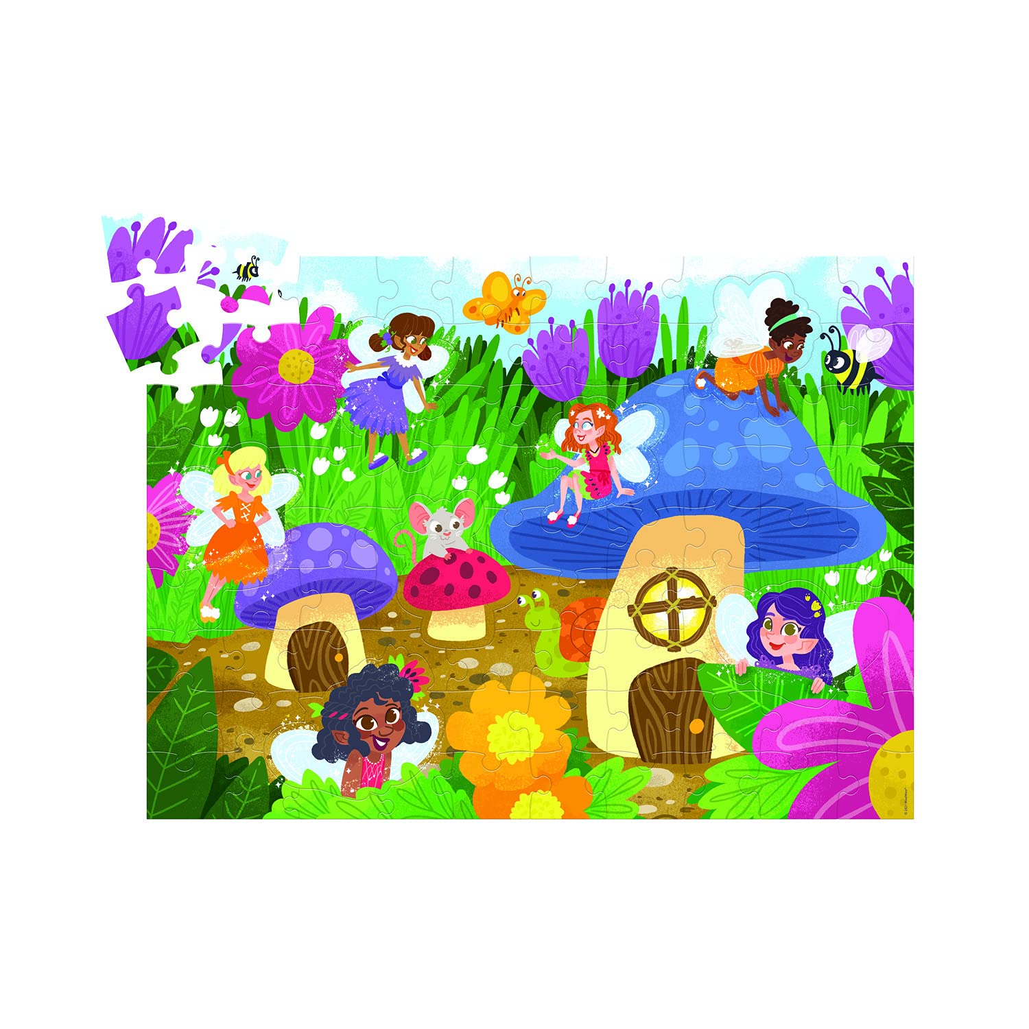 Peaceable Kingdom Fruity Fairy Puzzle - Scratch & Sniff Puzzle for Kids Ages 5 & up - Great for Classrooms - Image 2