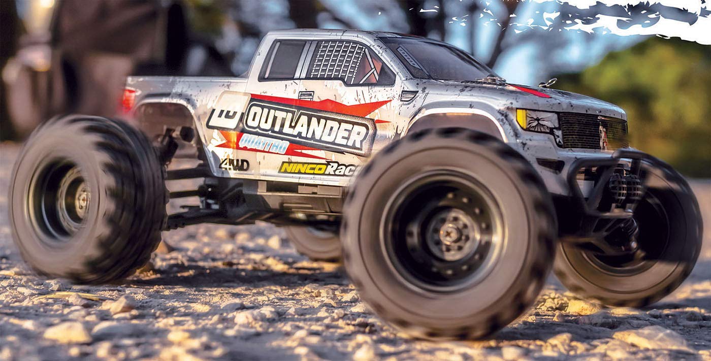 Ninco - NincoRacers Outlander. Monster truck Macchina Telecomandata Scala 1/12. Trazione Integrale. Misura: 34x26x15,5 cm. +14 anni. NH93141