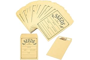 100Pcs Seed Envelopes for Storage Vegetable Flower Seeds