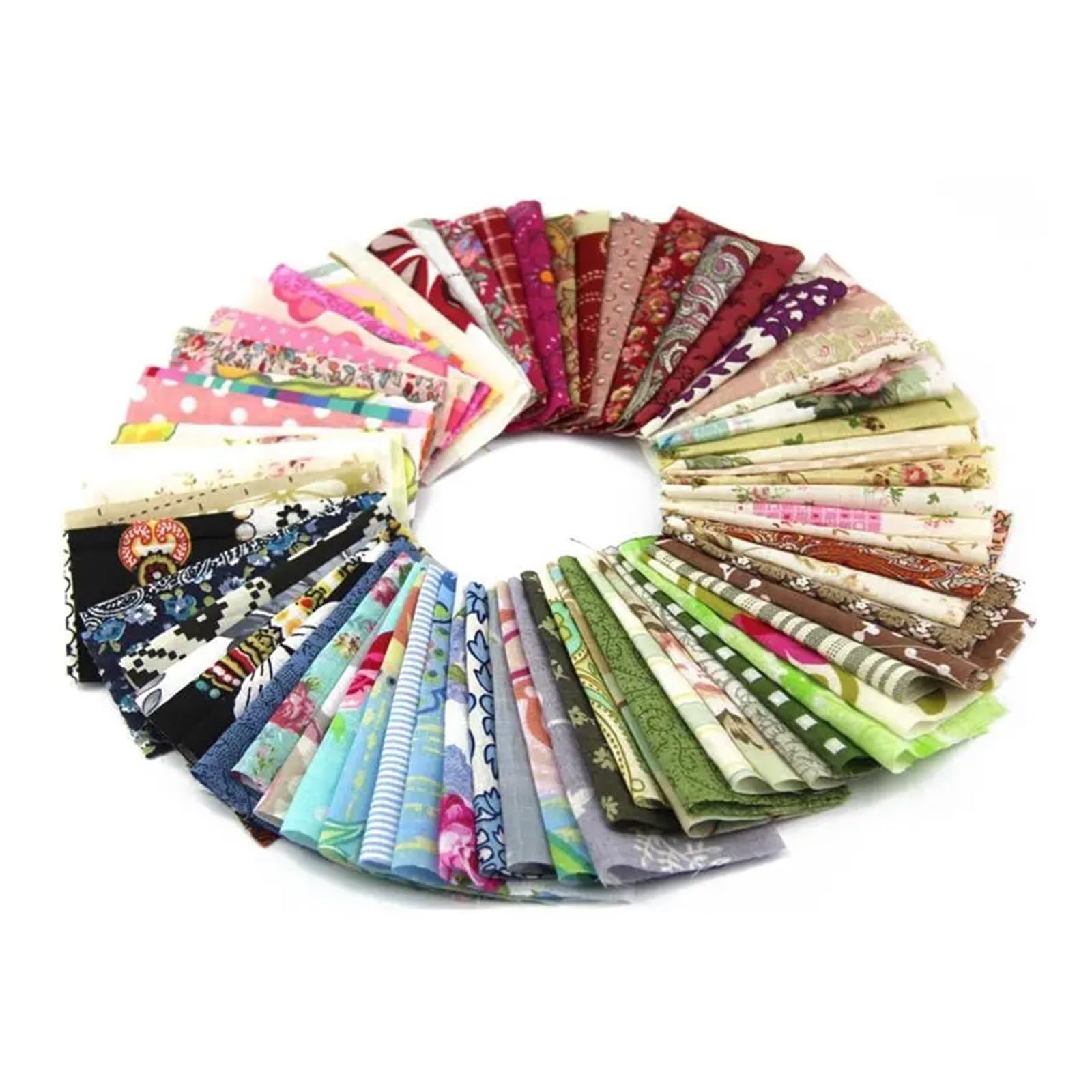 Tela De Patchwork Paquete de cuadrados mixtos batiks material algodón for manualidades patchwork tela, 10 x cm, paquete 50