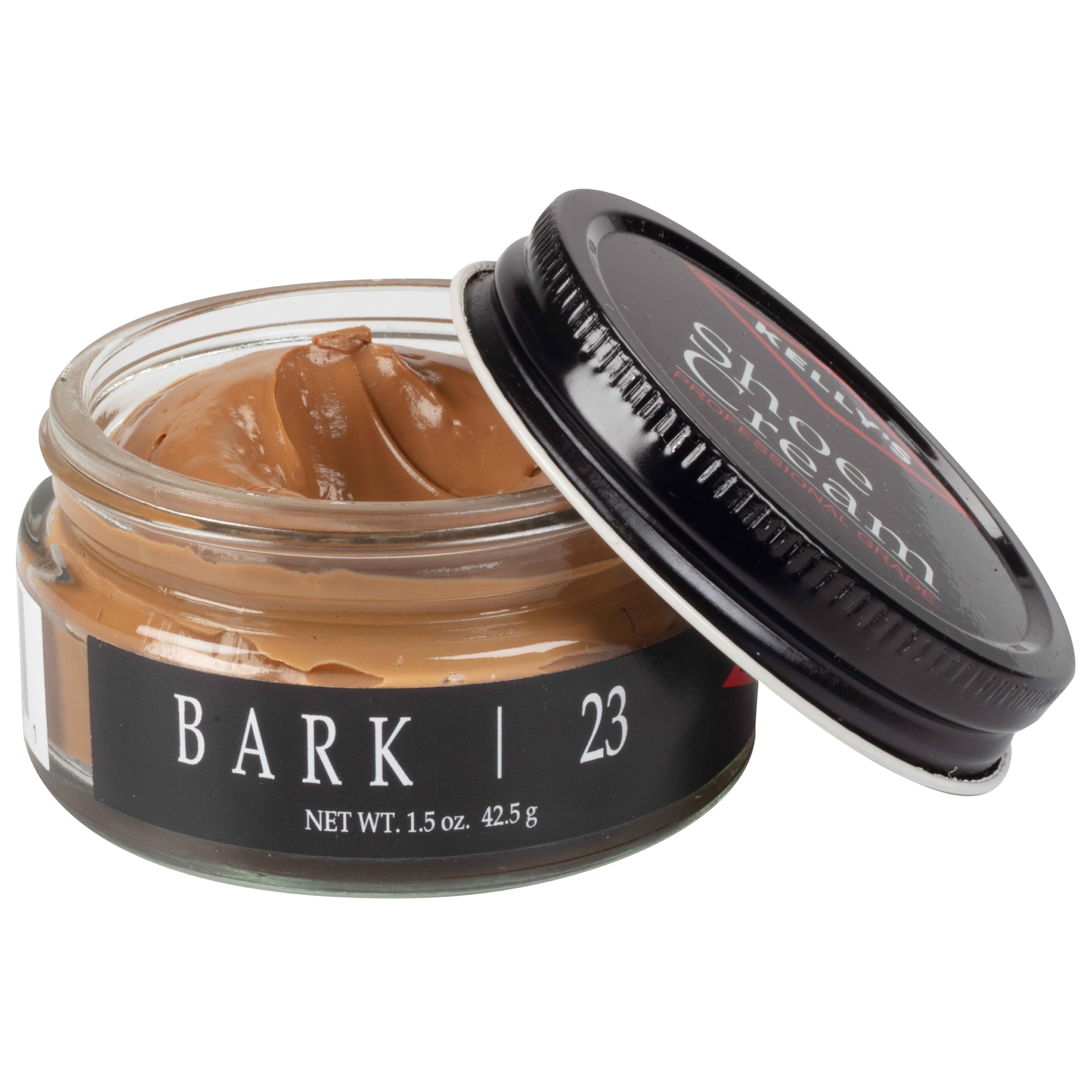 Kelly's Shoe Cream - Professional Shoe Polish - 1.5 oz - Bark
