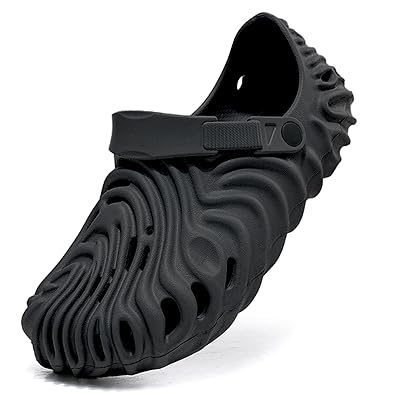 Kraasa Men's Lightweight Classic Clogs Sandals with Adjustable Back Strap & Daily Used Slipper with Lightweight Design for Men's & Boy's