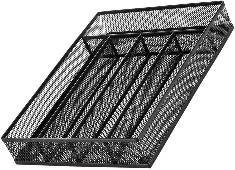 Kitchen Cutlery Tray, Silverware Tray for Drawer with 5