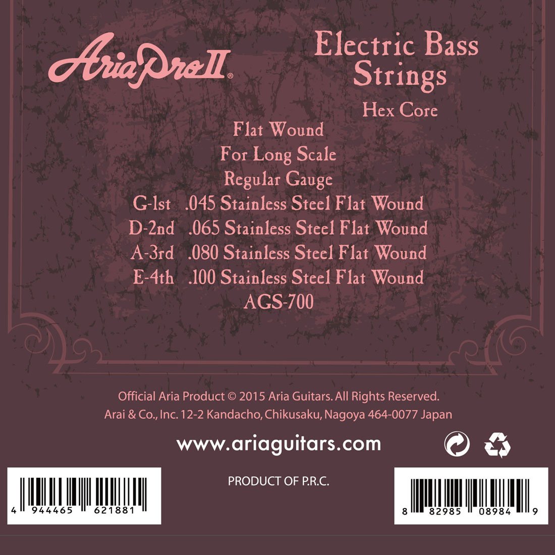 AriaproII アリアプロII ベース弦 AGS-700   FW wyw801m Amazon | AriaproII アリアプロII ベース弦 AGS-700 FW | ベース弦