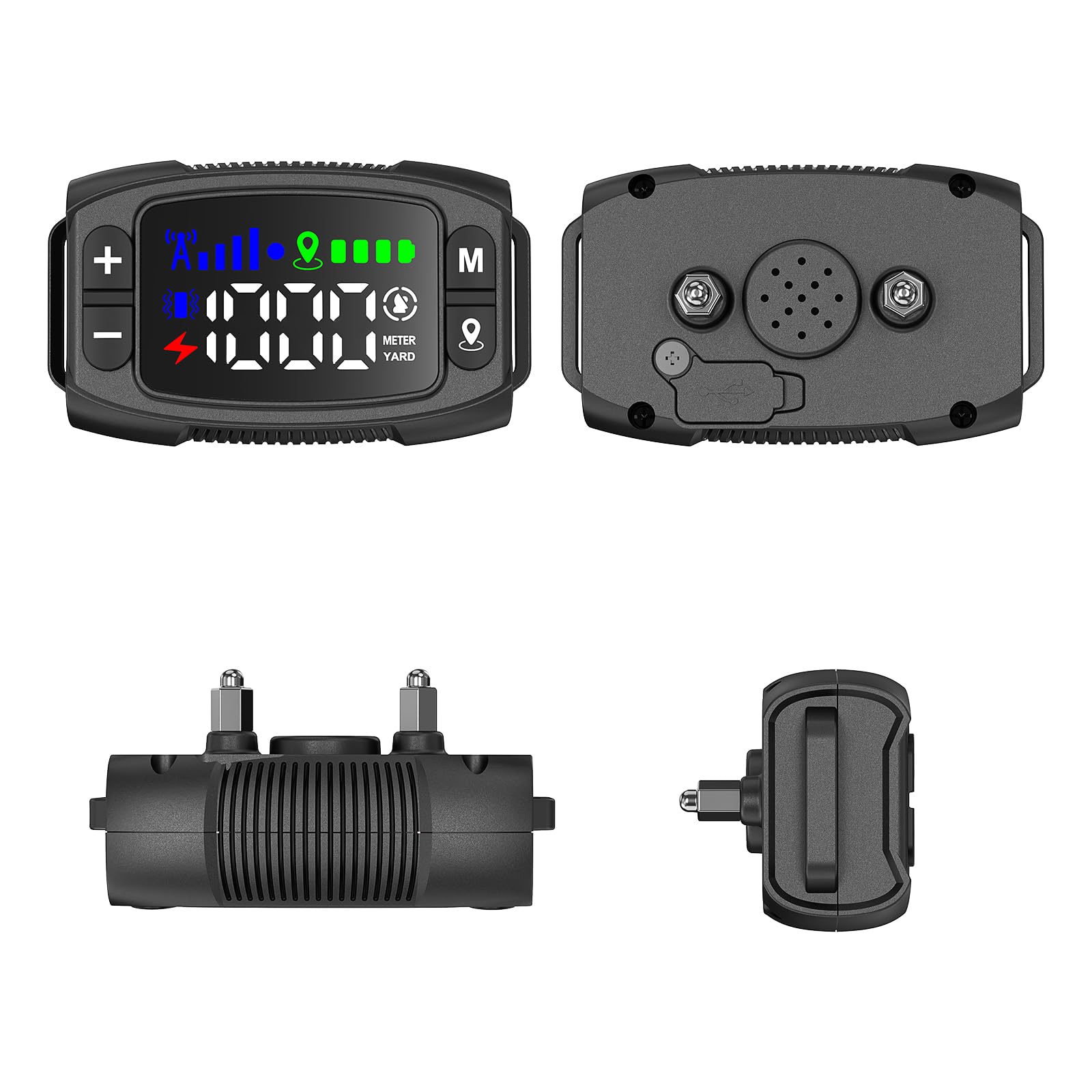 Valla Inalámbrica para Perros GPS para Uso en Exteriores, Collar Sistema Valla Antifuga 1000m