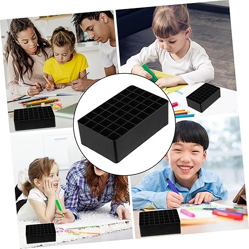 Miniatura 2 de Amosfun 4 unids marcador base lápiz titular para escritorio plástico lápiz titular de borrado en seco marcador magnético plástico pallet plástico