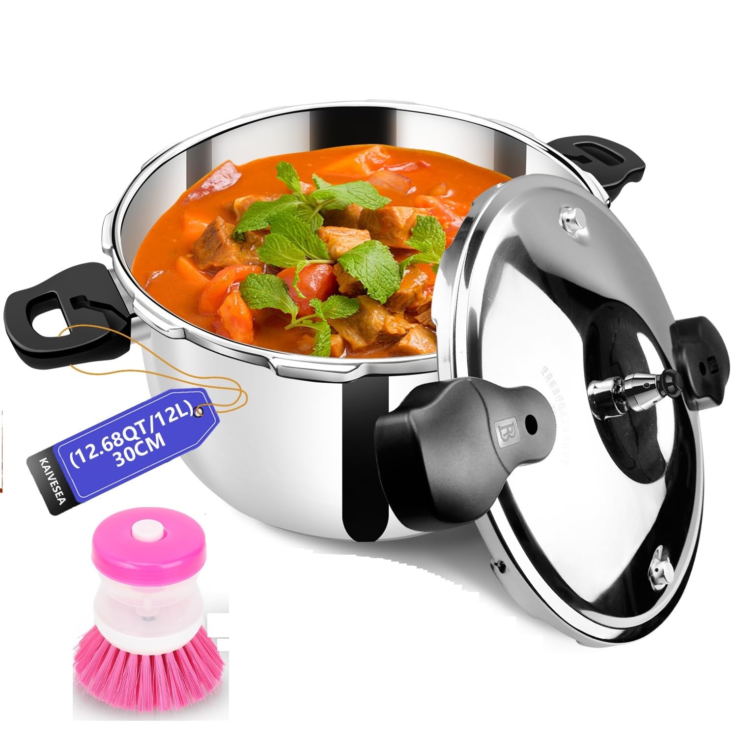 Peterboo 12 Quart Pressure Cooker