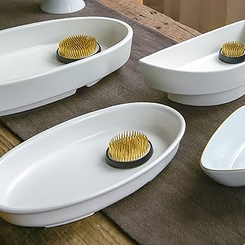 アクセサリー plants@painter Amazon.com: Ikebana Stem Holder, 3 Pieces Flower Frog Kenzan