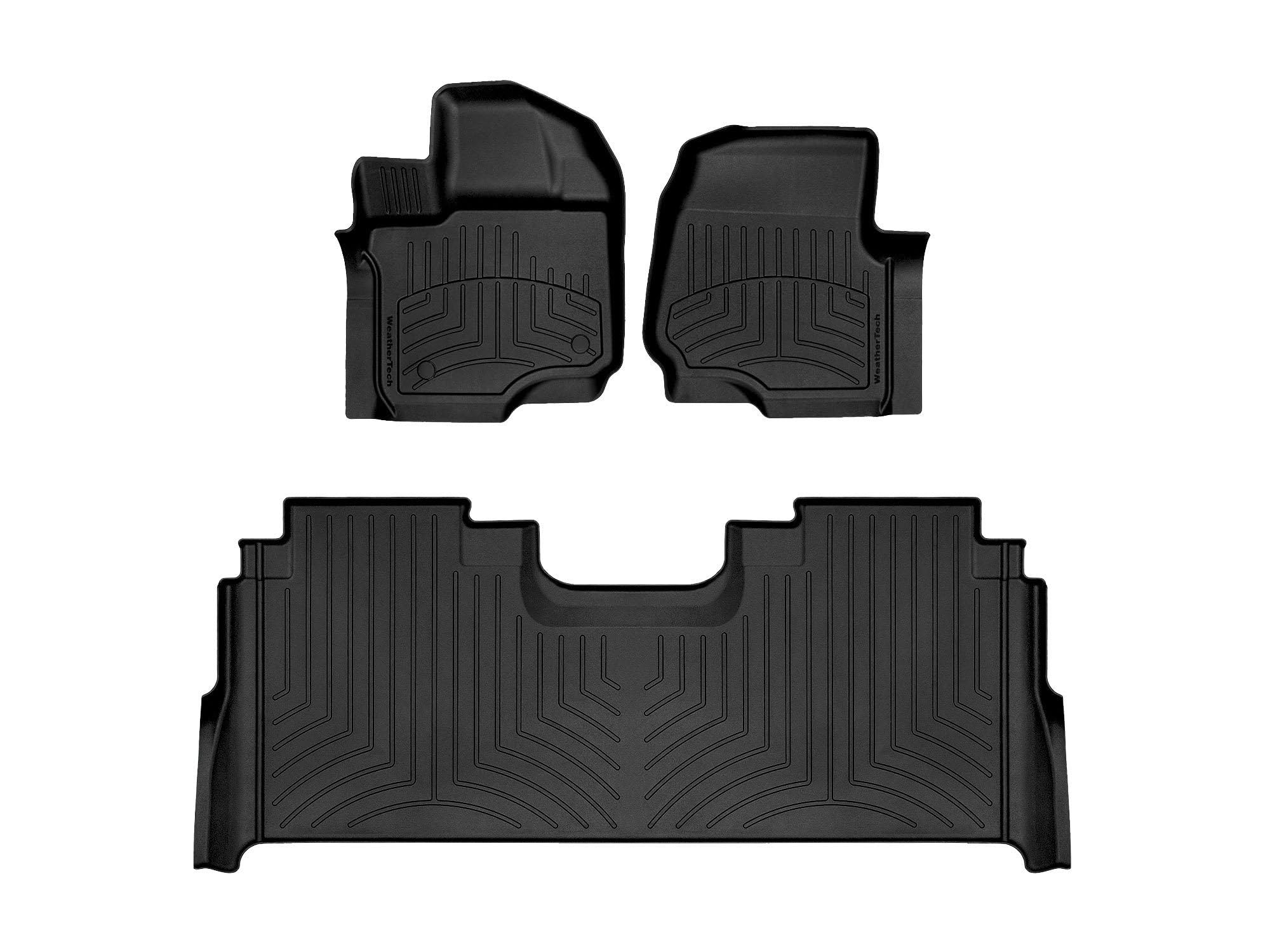 WeatherTech FloorLiner HP Custom Fit Floor Mats for Ford F-150 Lightning F-150 F-150 Raptor - 1st 2nd Row