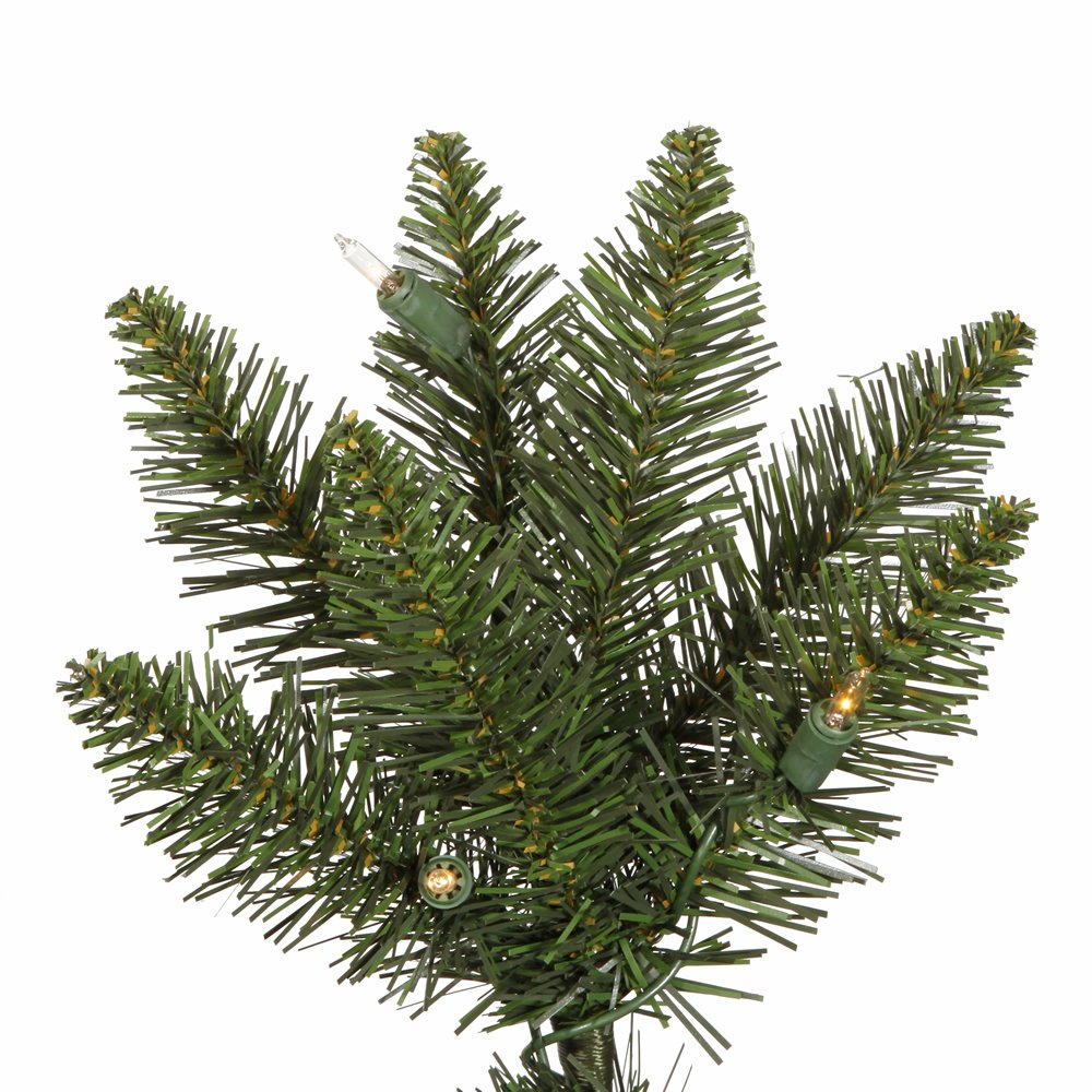 Vickerman 5.5' Durham Pine Artificial Christmas Tree - Unlit - Faux - Seasonal Indoor Home Decor - Reliable and Durable - Skinny