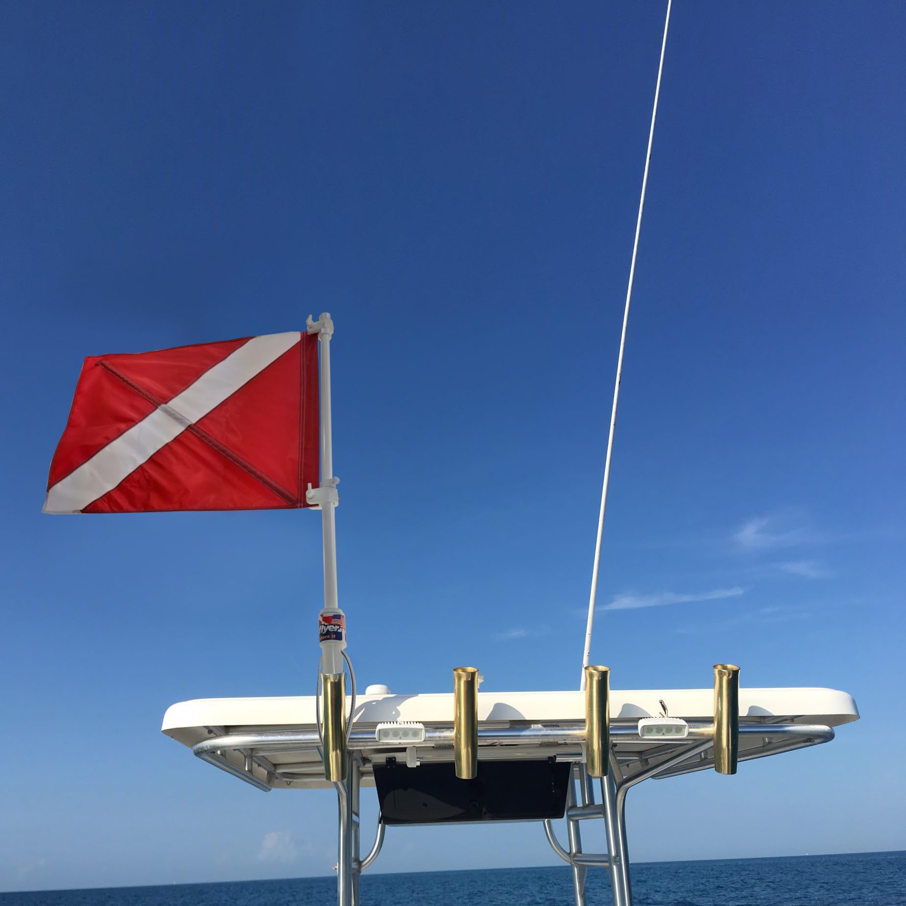 Cool Water Products The Original Rod Holder Boat Flag Pole