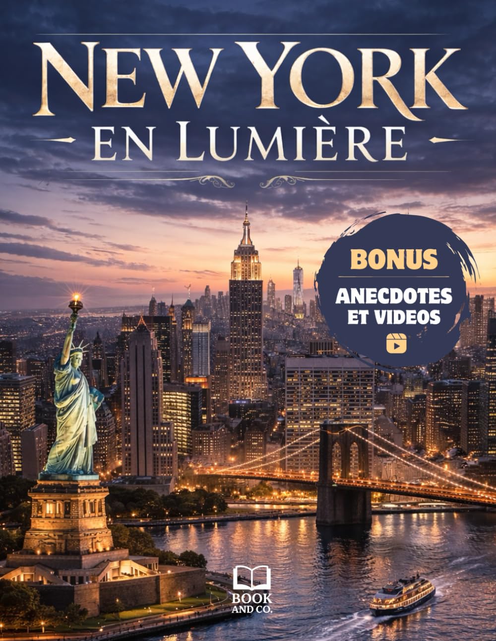 New York en Lumière: Découvrez New York en photographies et avec des anecdotes inédites. Livre de photographies sur New York