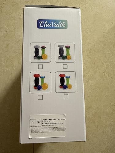Miniatura 10 de EliaValth Rodillo de pie para fascitis plantar y neuropatía, masajeador de pies para alivio de la fascitis plantar, neuropatía, herramienta de