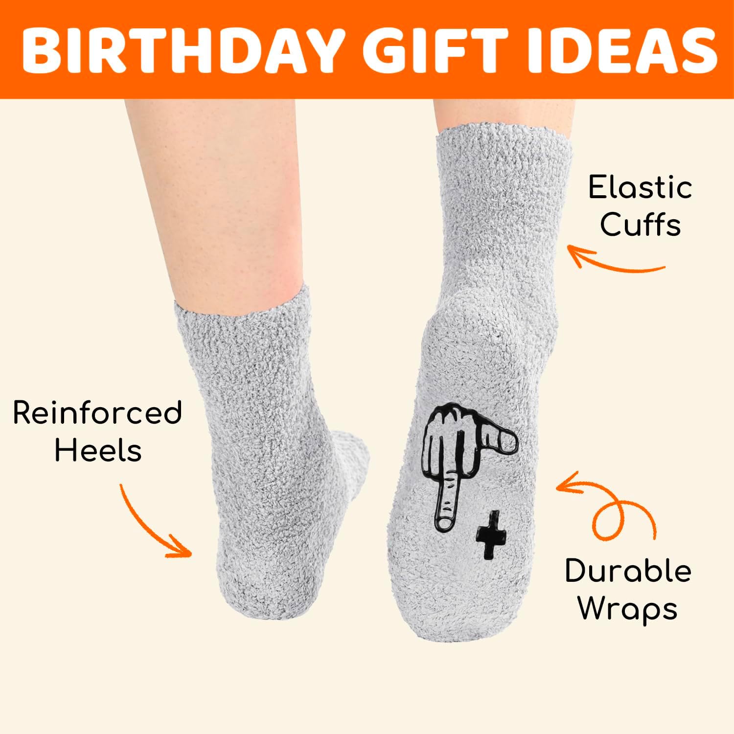 HAPPYPOP Birthday Gifts for Men - Fuzzy 31 32 33 34 35 Year Old Socks for Man Male Him - Image 6